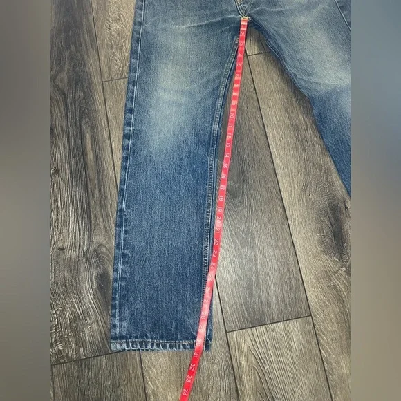 Levi’s 505 Straight Leg Jeans Men’s W32 L32 | Classic Medium Wash - Picture 10 of 16